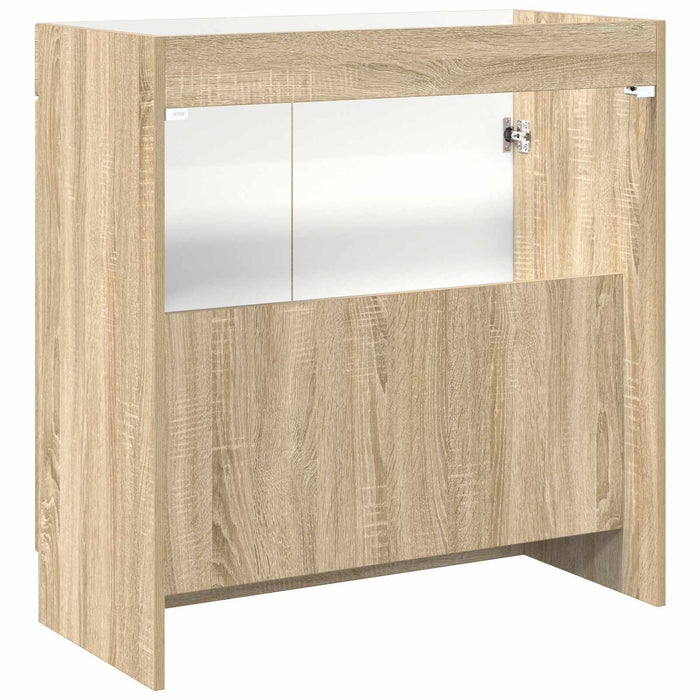 Dulap de baie sub chiuvetă Stejar Sonoma 78,5 x 37,5 x 81 cm - WALTI WALTI