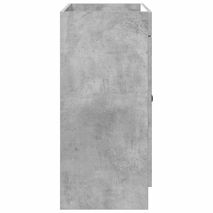 Dulap de baie sub chiuvetă Gri Beton 78,5 x 37,5 x 81 cm - WALTI WALTI