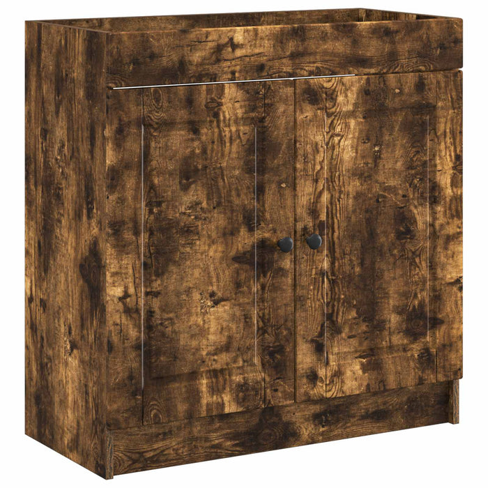 Dulap de baie sub chiuvetă Stejar fumuriu 78,5 x 37,5 x 81 cm - WALTI WALTI