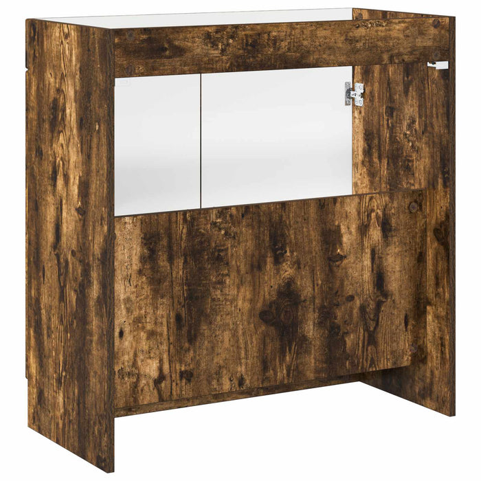 Dulap de baie sub chiuvetă Stejar fumuriu 78,5 x 37,5 x 81 cm - WALTI WALTI