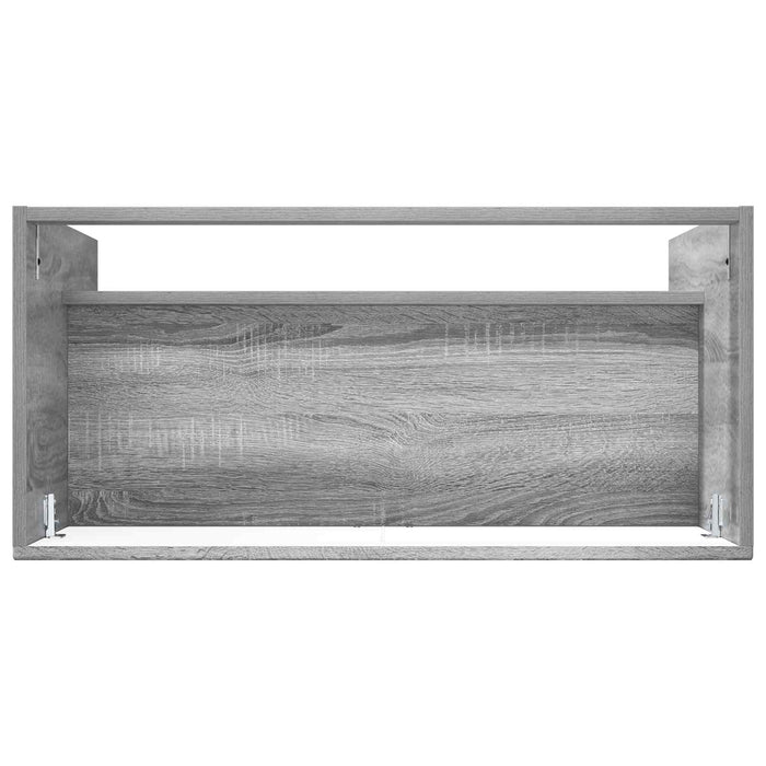 Dulap de baie sub chiuvetă Sonoma gri 78,5 x 37,5 x 81 cm WALTI