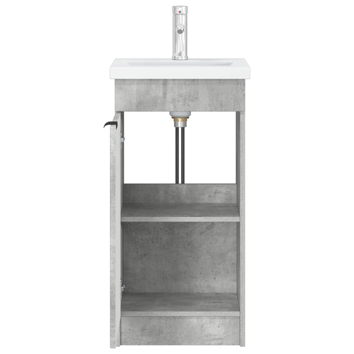 Mobilă de baie cu chiuvetă Gri Beton 42 x 40 x 84,5 cm WALTI