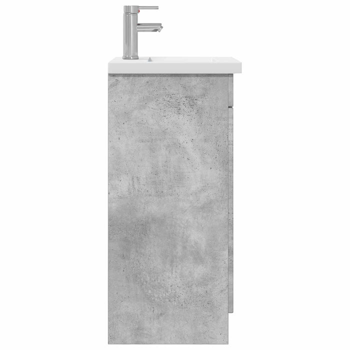 Mobilă de baie cu chiuvetă Gri Beton 42 x 40 x 84,5 cm WALTI