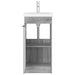 Mobilă de baie cu chiuvetă Sonoma gri 42 x 40 x 84,5 cm - WALTI WALTI