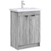 Dulap de baie sub chiuvetă Sonoma gri 56 x 37,5 x 81 cm - WALTI WALTI