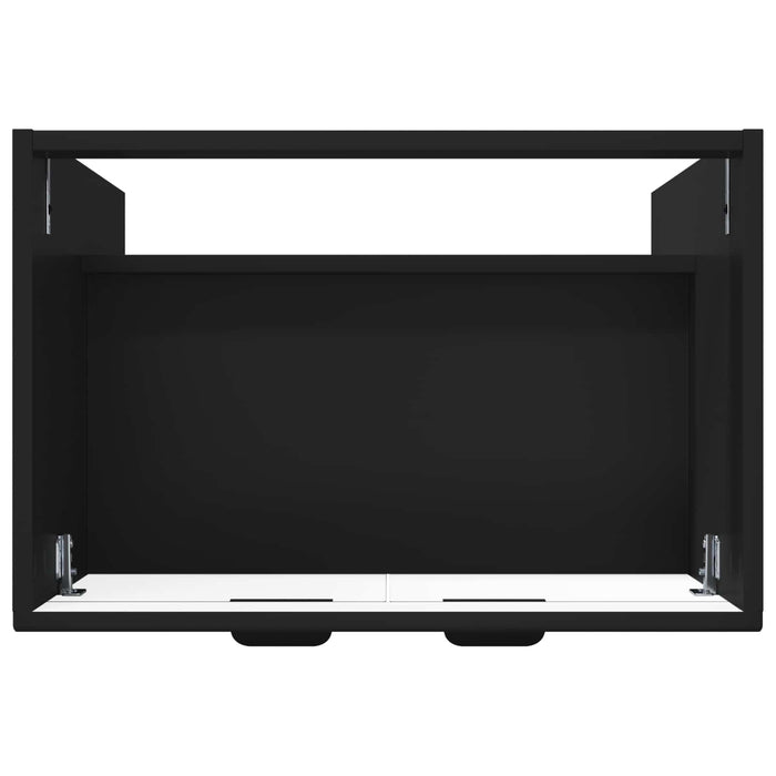 Dulap de baie sub chiuvetă Negru 78,5 x 37,5 x 81 cm - WALTI WALTI