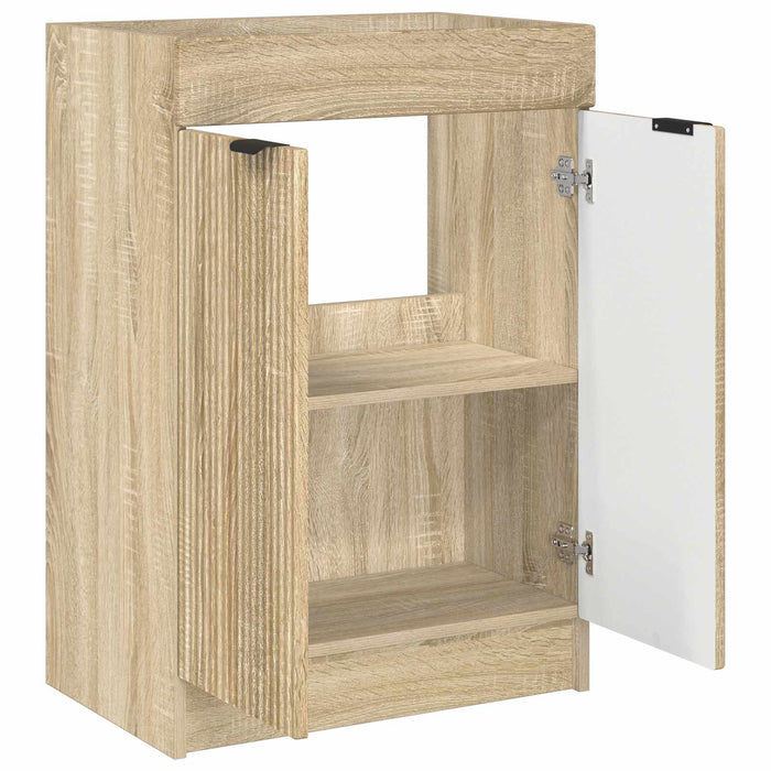Dulap de baie sub chiuvetă Stejar Sonoma 78,5 x 37,5 x 81 cm - WALTI WALTI