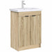 Dulap de baie sub chiuvetă Stejar Sonoma 78,5 x 37,5 x 81 cm - WALTI WALTI