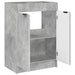 Dulap de baie sub chiuvetă Gri Beton 78,5 x 37,5 x 81 cm - WALTI WALTI