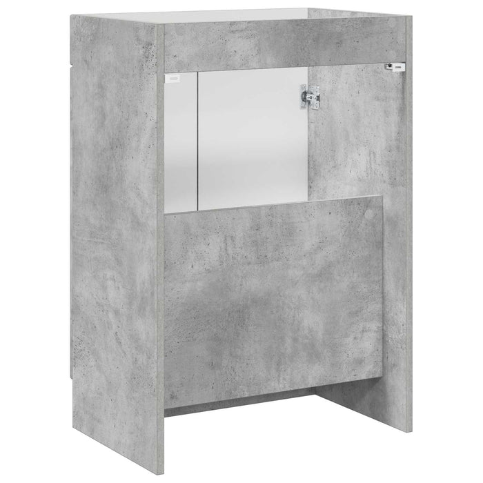 Dulap de baie sub chiuvetă Gri Beton 78,5 x 37,5 x 81 cm - WALTI WALTI