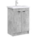Dulap de baie sub chiuvetă Gri Beton 78,5 x 37,5 x 81 cm - WALTI WALTI