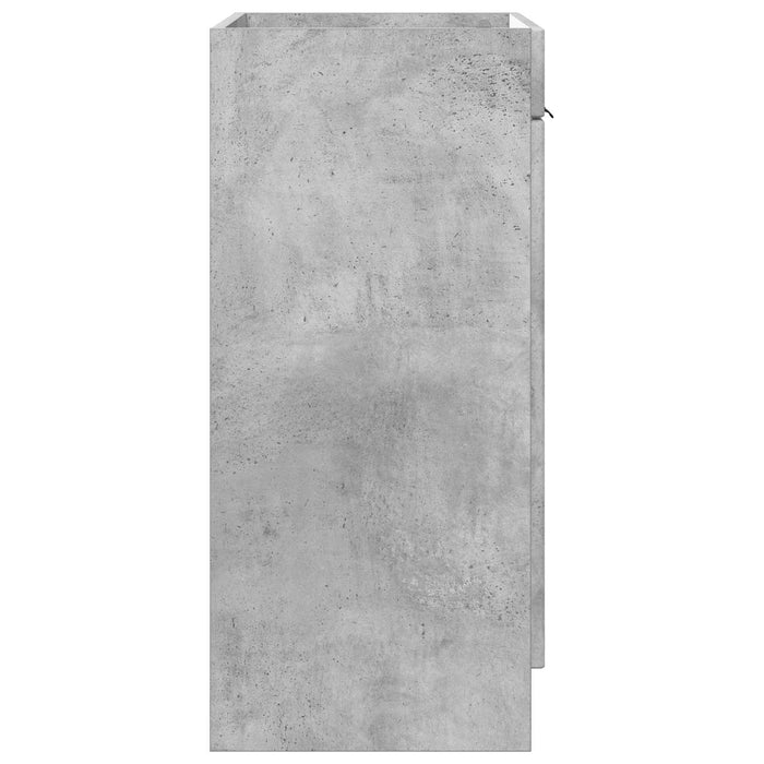 Dulap de baie sub chiuvetă Gri Beton 78,5 x 37,5 x 81 cm - WALTI WALTI