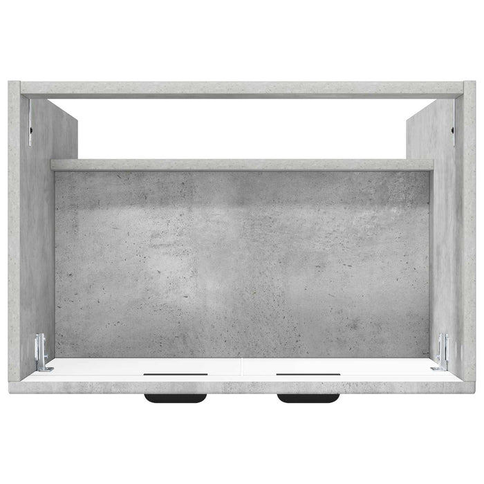 Dulap de baie sub chiuvetă Gri Beton 78,5 x 37,5 x 81 cm - WALTI WALTI