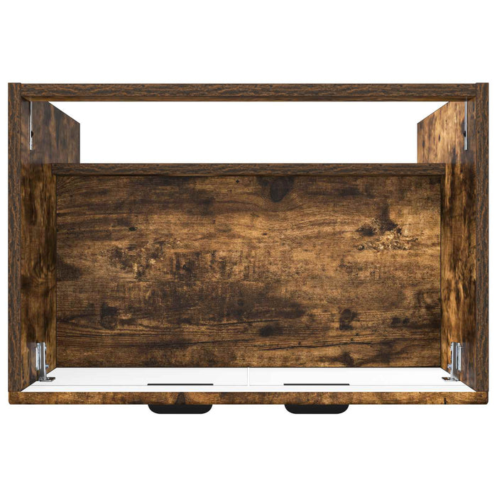 Dulap de baie sub chiuvetă Stejar fumuriu 78,5 x 37,5 x 81 cm - WALTI WALTI