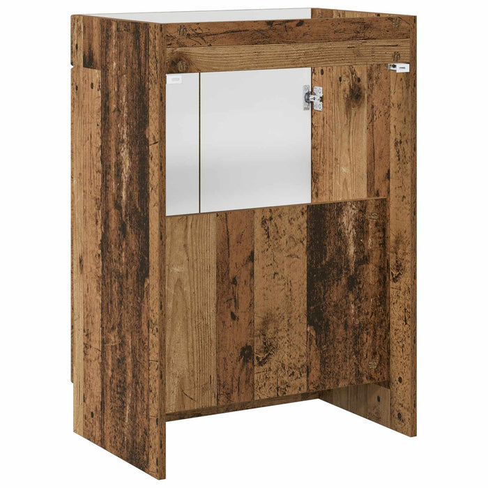 Dulap de baie sub chiuvetă Lemn vechi 78,5 x 37,5 x 81 cm - WALTI WALTI