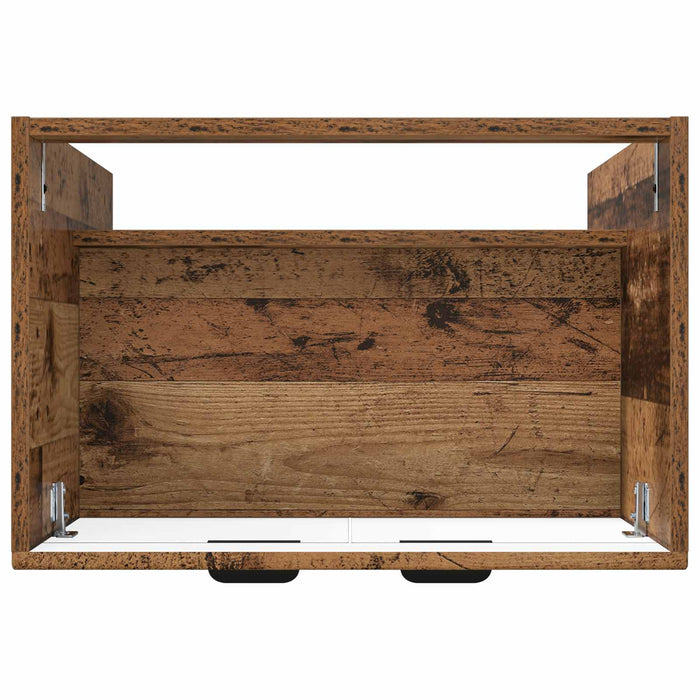 Dulap de baie sub chiuvetă Lemn vechi 78,5 x 37,5 x 81 cm - WALTI WALTI