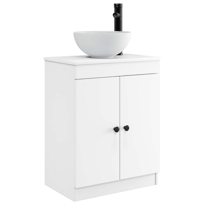 Mobilă de baie cu chiuvetă Alb 54 x 35 x 83 cm Lemn prelucrat - WALTI WALTI