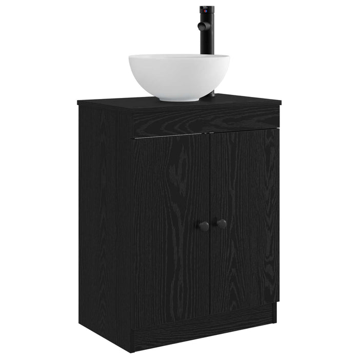 Mobilă de baie cu chiuvetă Negru 54 x 35 x 83 cm Lemn prelucrat - WALTI WALTI