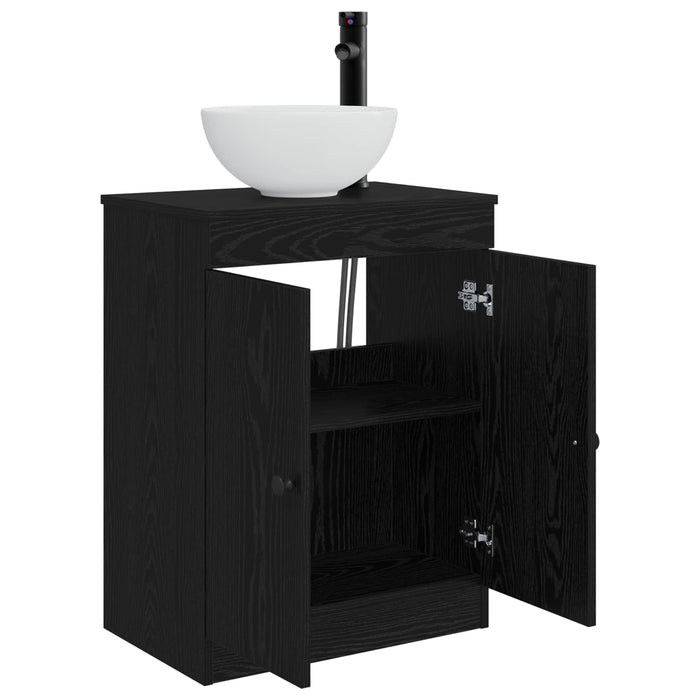 Mobilă de baie cu chiuvetă Negru 54 x 35 x 83 cm Lemn prelucrat - WALTI WALTI
