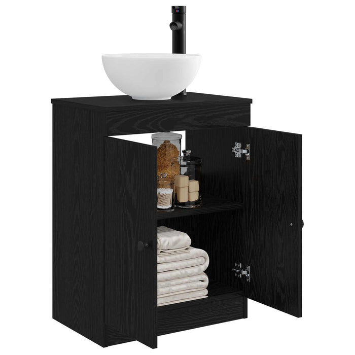 Mobilă de baie cu chiuvetă Negru 54 x 35 x 83 cm Lemn prelucrat - WALTI WALTI