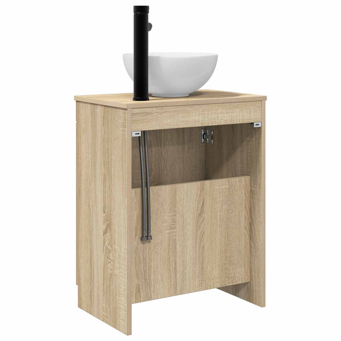 Mobilă de baie cu chiuvetă Stejar Sonoma 54 x 35 x 83 cm - WALTI WALTI