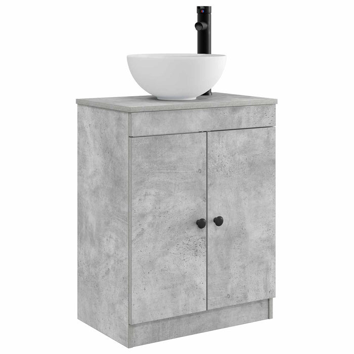 Mobilă de baie cu chiuvetă Gri Beton 54 x 35 x 83 cm - WALTI WALTI