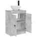 Mobilă de baie cu chiuvetă Gri Beton 54 x 35 x 83 cm - WALTI WALTI