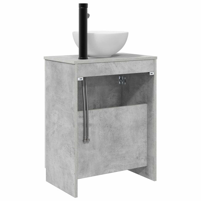 Mobilă de baie cu chiuvetă Gri Beton 54 x 35 x 83 cm - WALTI WALTI