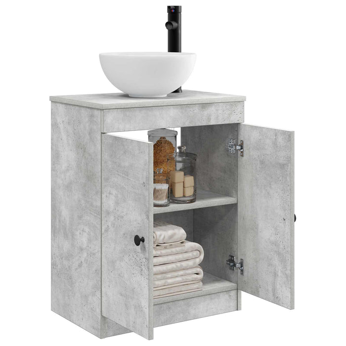 Mobilă de baie cu chiuvetă Gri Beton 54 x 35 x 83 cm - WALTI WALTI