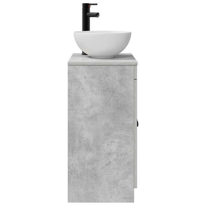 Mobilă de baie cu chiuvetă Gri Beton 54 x 35 x 83 cm - WALTI WALTI