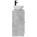 Mobilă de baie cu chiuvetă Gri Beton 54 x 35 x 83 cm - WALTI WALTI