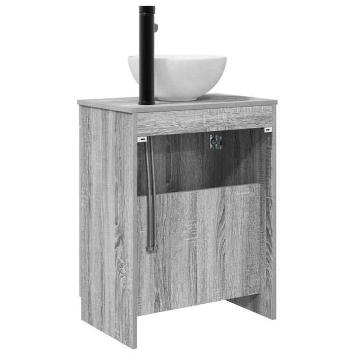 Mobilă de baie cu chiuvetă Sonoma gri 54 x 35 x 83 cm - WALTI WALTI