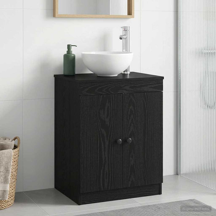 Dulap de Baie Negru 54 x 41 x 70 cm Lemn prelucrat - WALTI WALTI