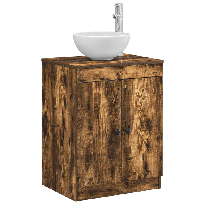 Dulap de Baie Stejar fumuriu 54 x 41 x 70 cm Lemn prelucrat - WALTI WALTI
