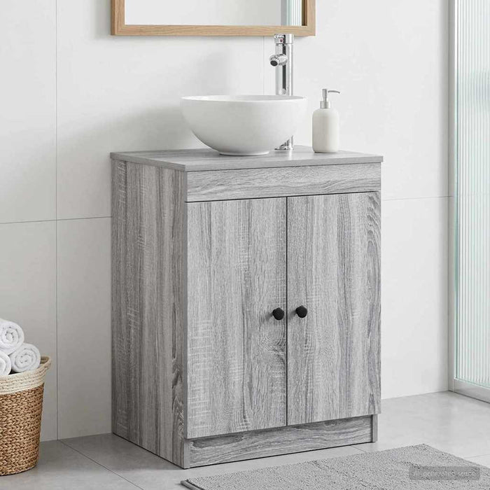 Dulap de Baie Sonoma gri 54 x 41 x 70 cm Lemn prelucrat - WALTI WALTI