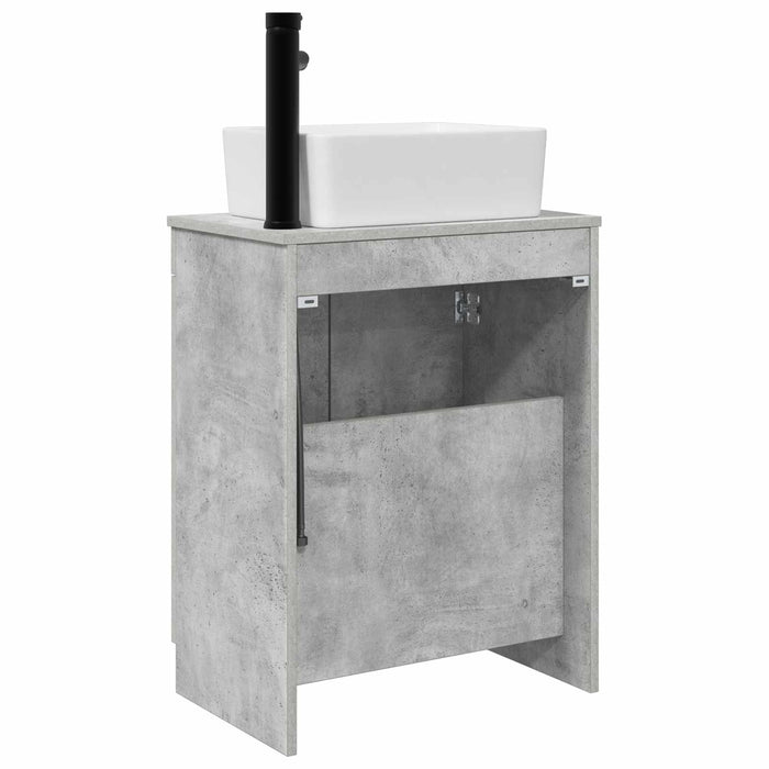 Mobilă de baie cu chiuvetă Gri Beton 54 x 35 x 83 cm - WALTI WALTI