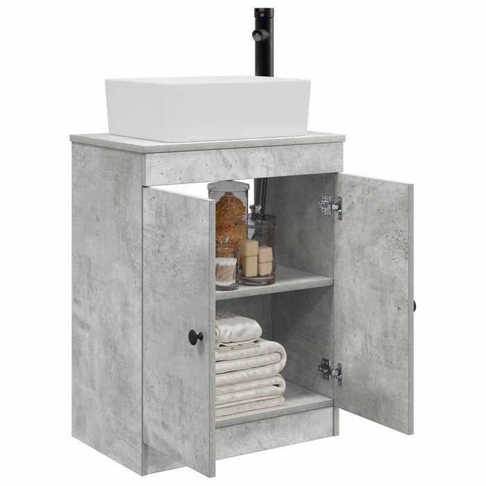 Mobilă de baie cu chiuvetă Gri Beton 54 x 35 x 83 cm - WALTI WALTI