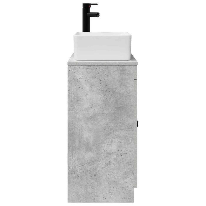 Mobilă de baie cu chiuvetă Gri Beton 54 x 35 x 83 cm - WALTI WALTI
