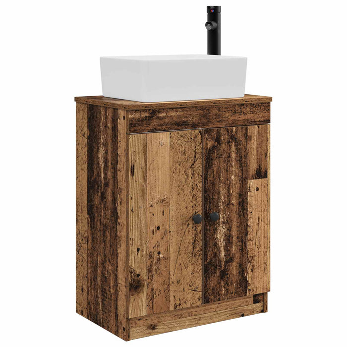 Mobilă de baie cu chiuvetă Lemn vechi 54 x 35 x 83 cm - WALTI WALTI