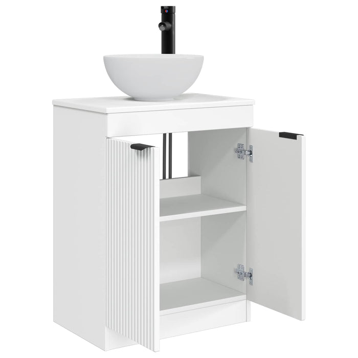 Mobilă de baie cu chiuvetă Alb 54 x 35 x 83 cm Lemn prelucrat - WALTI WALTI