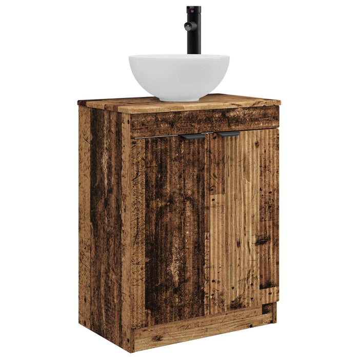 Mobilă de baie cu chiuvetă Lemn vechi 54 x 35 x 83 cm - WALTI WALTI
