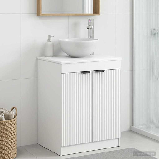 Dulap de Baie Alb 54 x 41 x 70 cm Lemn prelucrat - WALTI WALTI