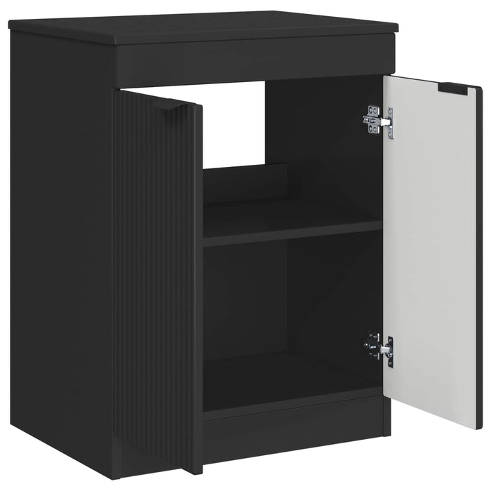 Dulap de Baie Negru 54 x 41 x 70 cm Lemn prelucrat - WALTI WALTI