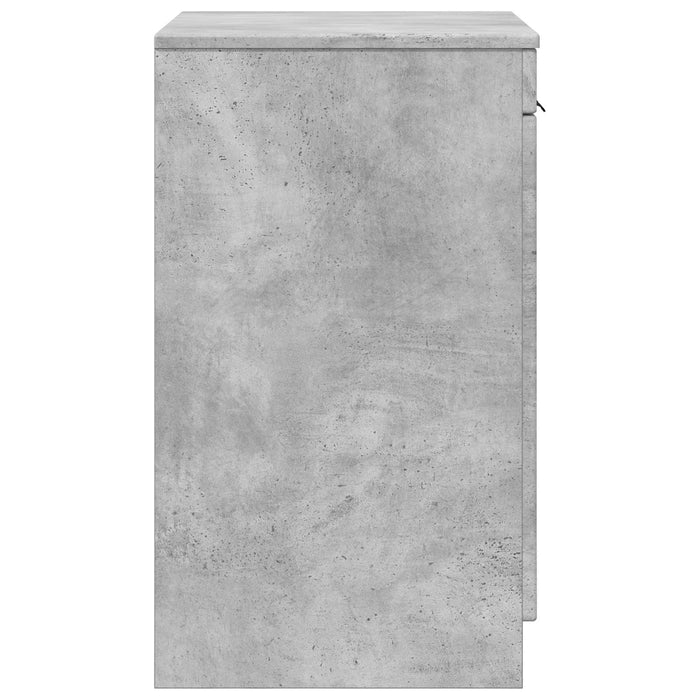 Dulap de Baie Gri Beton 54 x 41 x 70 cm Lemn prelucrat - WALTI WALTI