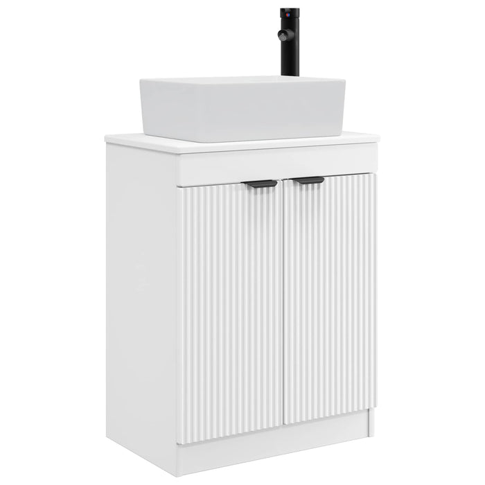 Mobilă de baie cu chiuvetă Alb 54 x 35 x 83 cm Lemn prelucrat - WALTI WALTI