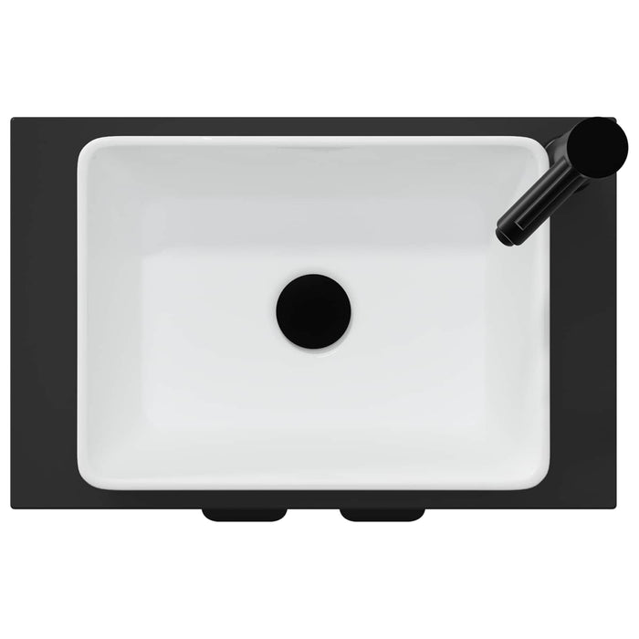 Mobilă de baie cu chiuvetă Negru 54 x 35 x 83 cm Lemn prelucrat - WALTI WALTI