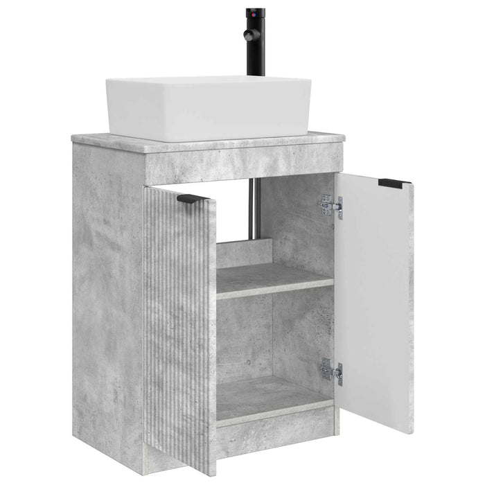 Mobilă de baie cu chiuvetă Gri Beton 54 x 35 x 83 cm - WALTI WALTI