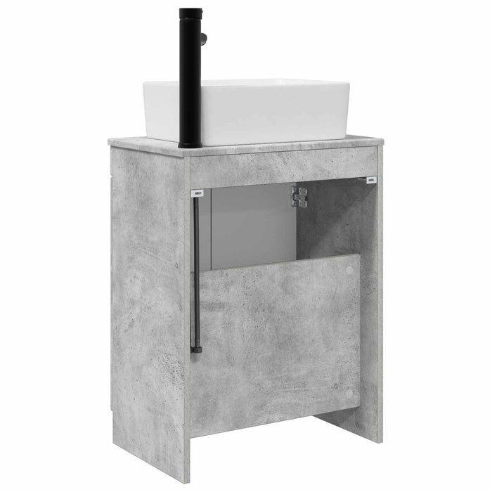 Mobilă de baie cu chiuvetă Gri Beton 54 x 35 x 83 cm - WALTI WALTI