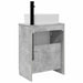 Mobilă de baie cu chiuvetă Gri Beton 54 x 35 x 83 cm - WALTI WALTI