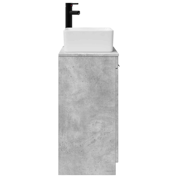 Mobilă de baie cu chiuvetă Gri Beton 54 x 35 x 83 cm - WALTI WALTI